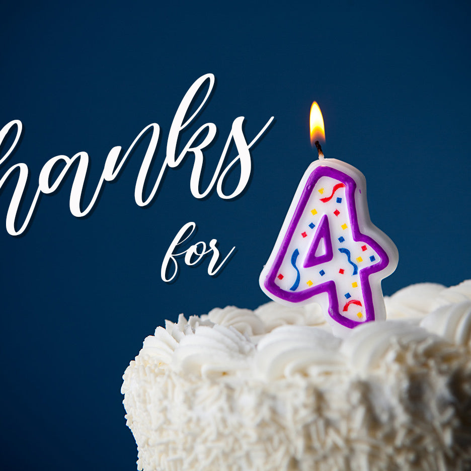 Thank You for 4 Wonderful Years! Let's do more!