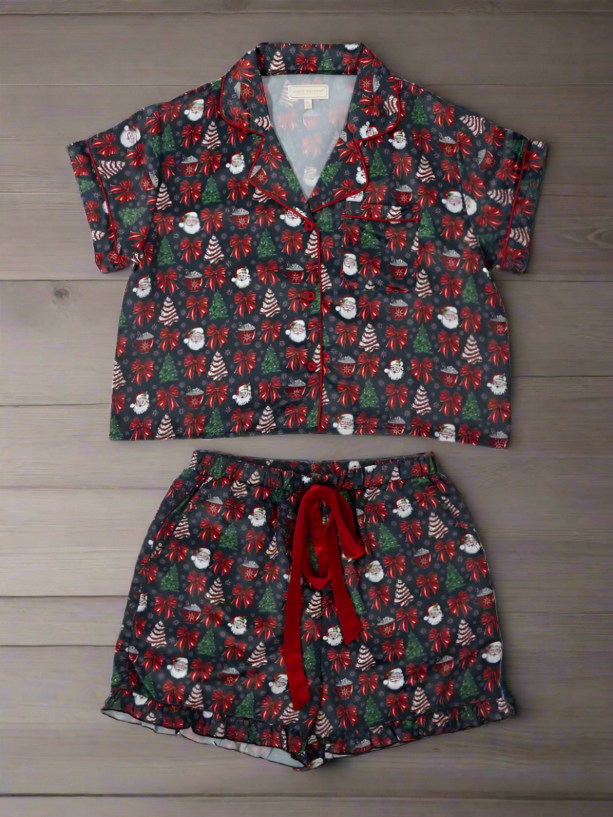 Simply Southern Holiday PJ Snack Tree Pajama Set