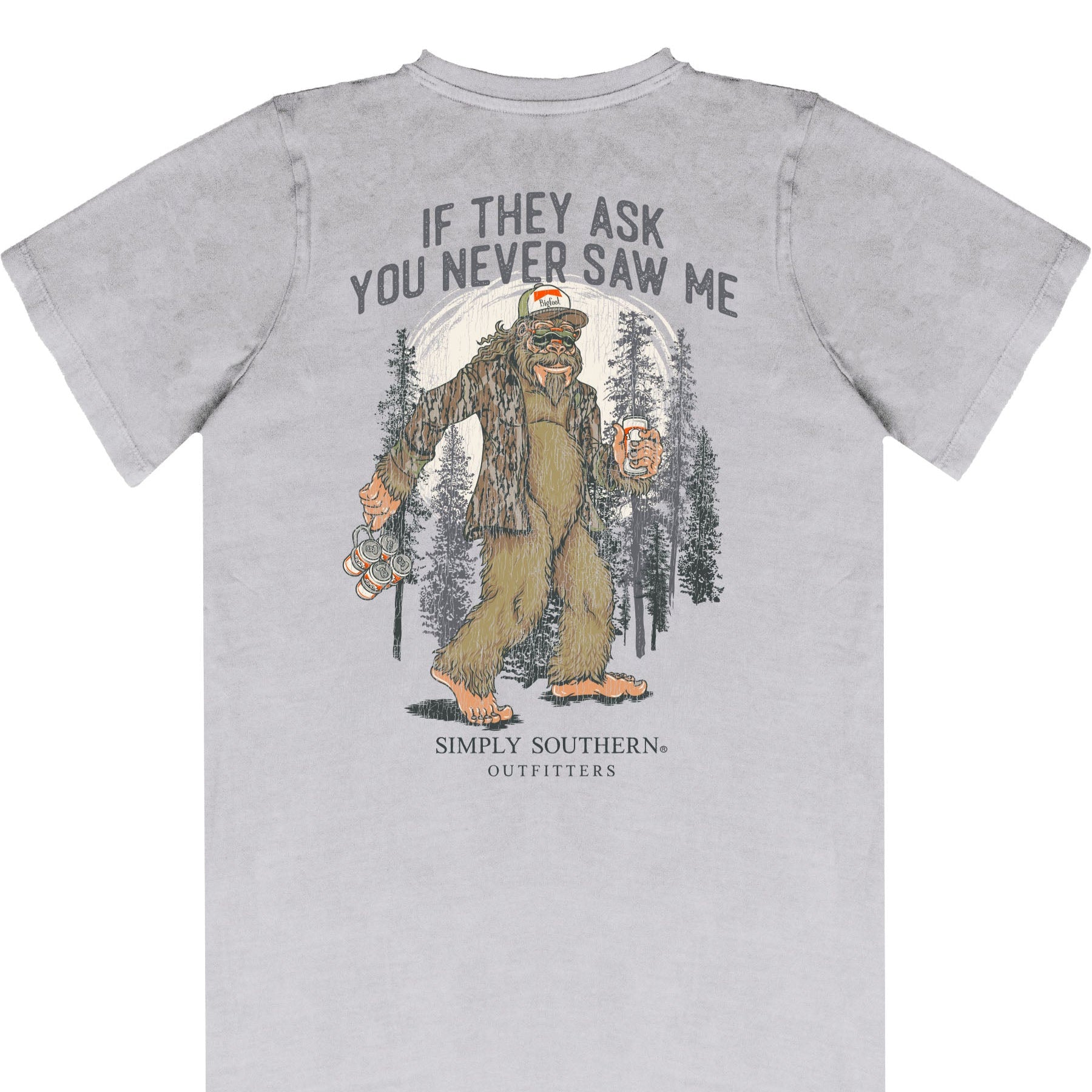 New 2025 Simply Southern Bigfoot In The Woods Unisex T-Shirt