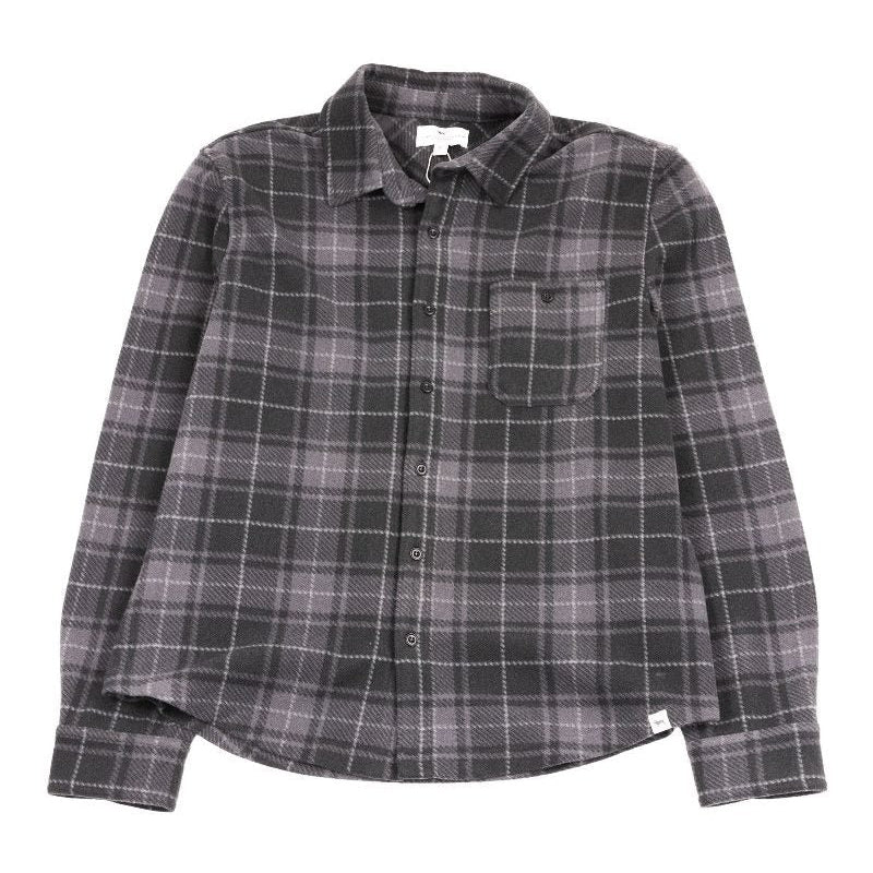 Simply Southern Black Plaid Fleece Shacket