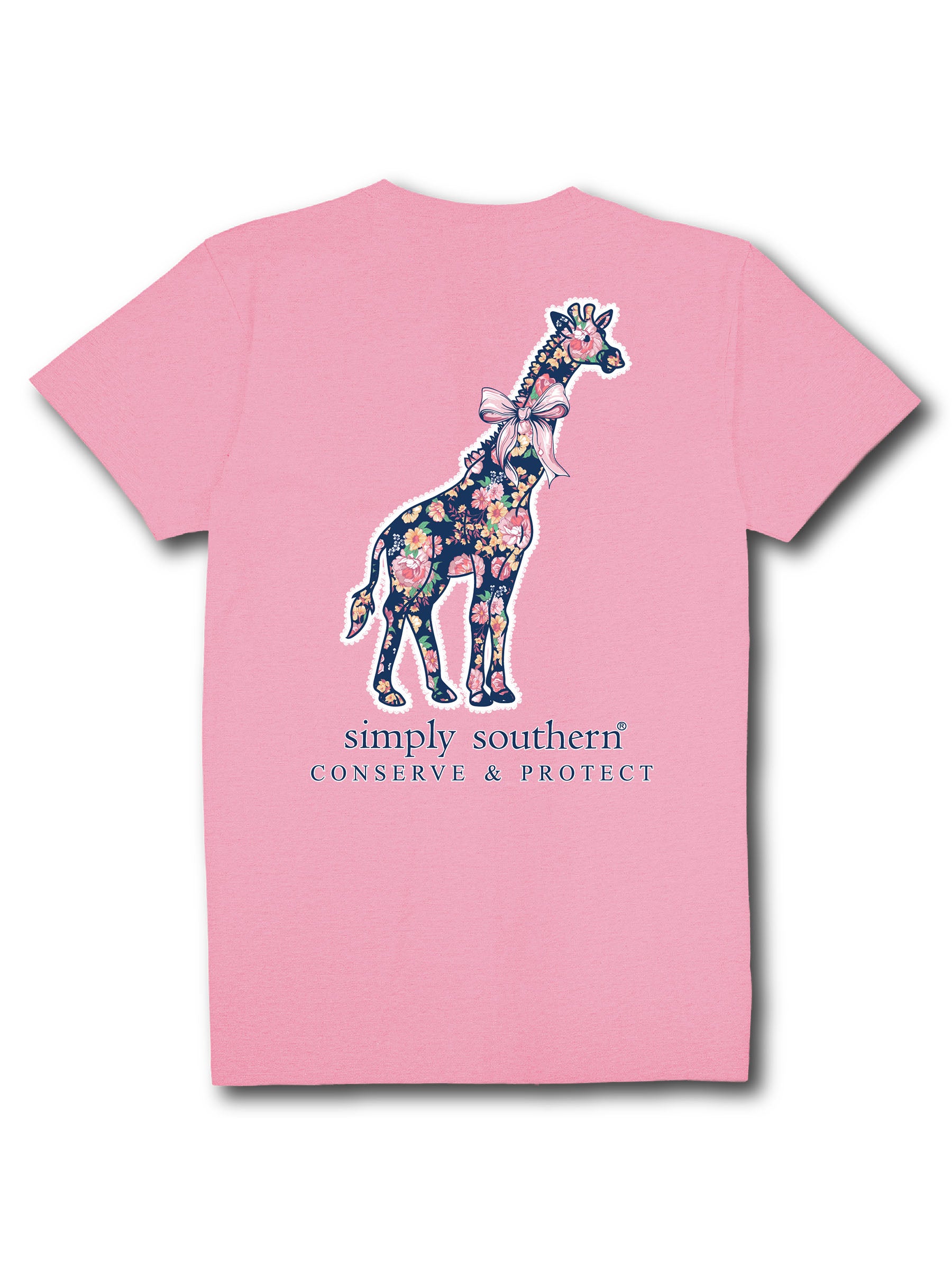 Simply Southern Giraffe Tracking Short Sleeve T-Shirt