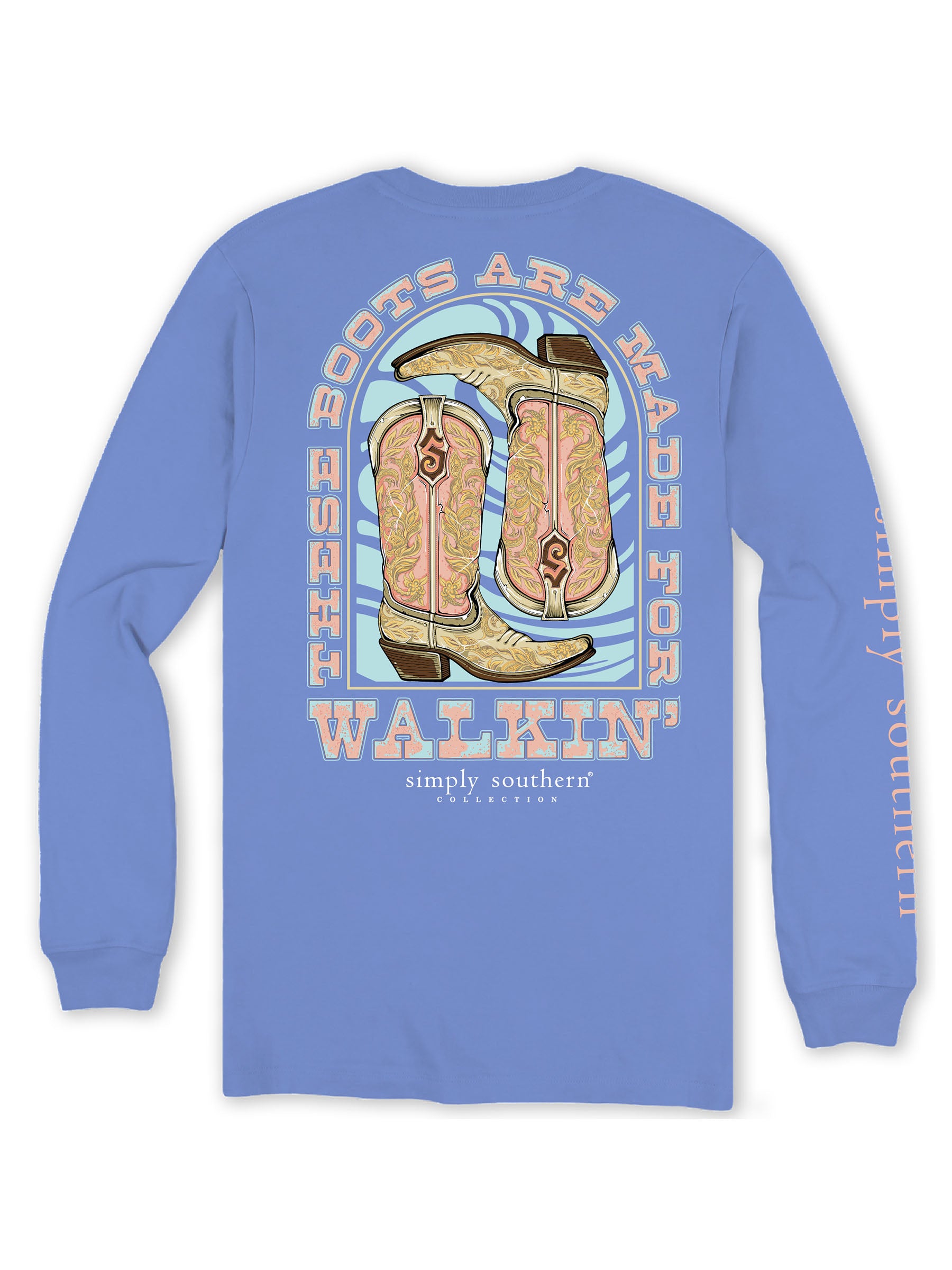 Simply Southern Walking Long Sleeve Graphic T-Shirt