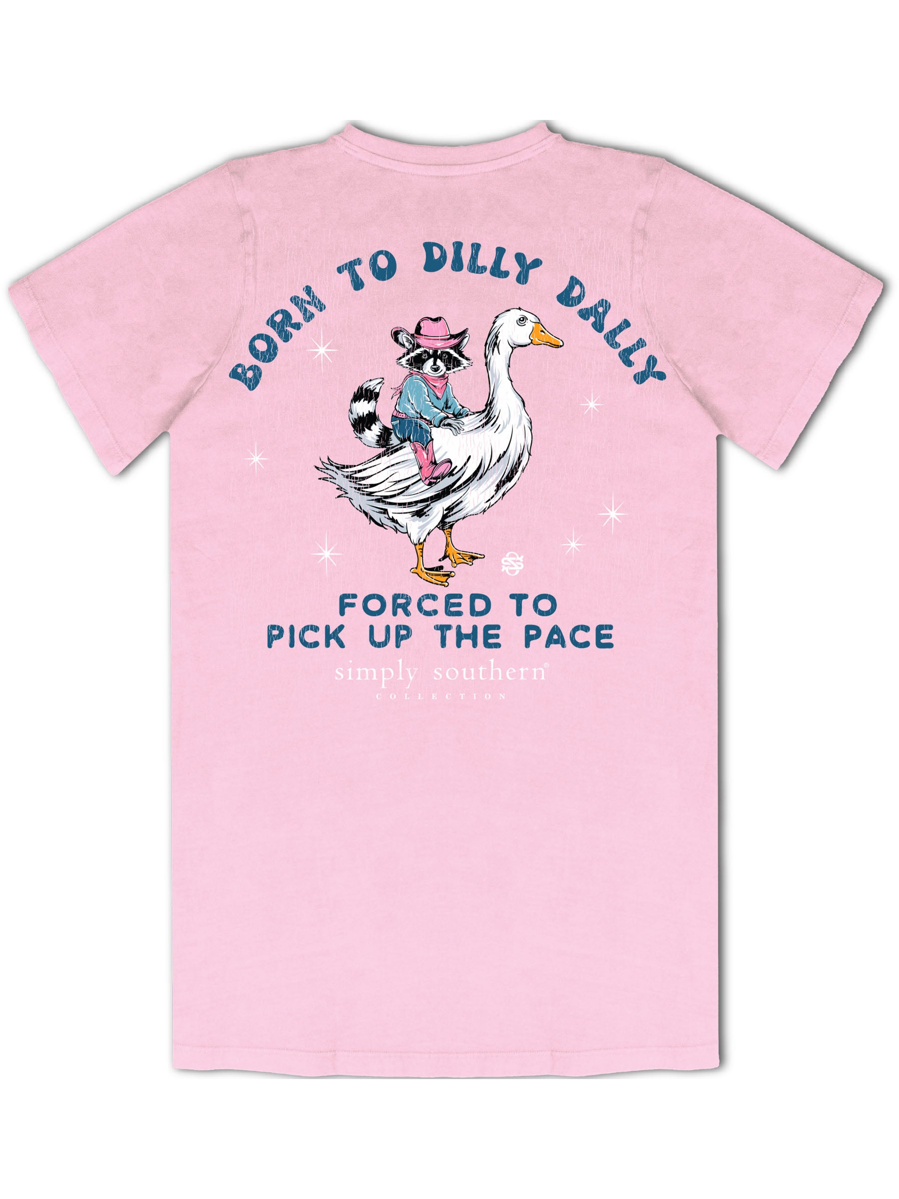 New 2025 Simply Southern Women’s Dilly Dally Goose Short Sleeve T-Shirt