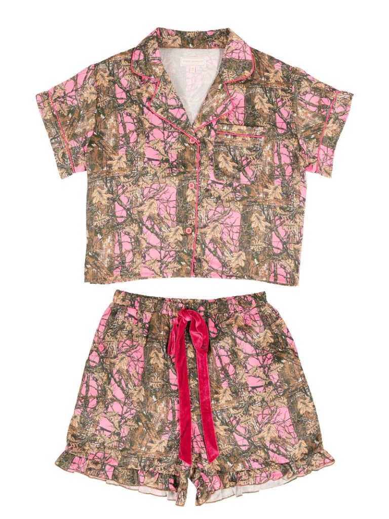 Simply Southern PJ Pink Camouflage Pajama Set