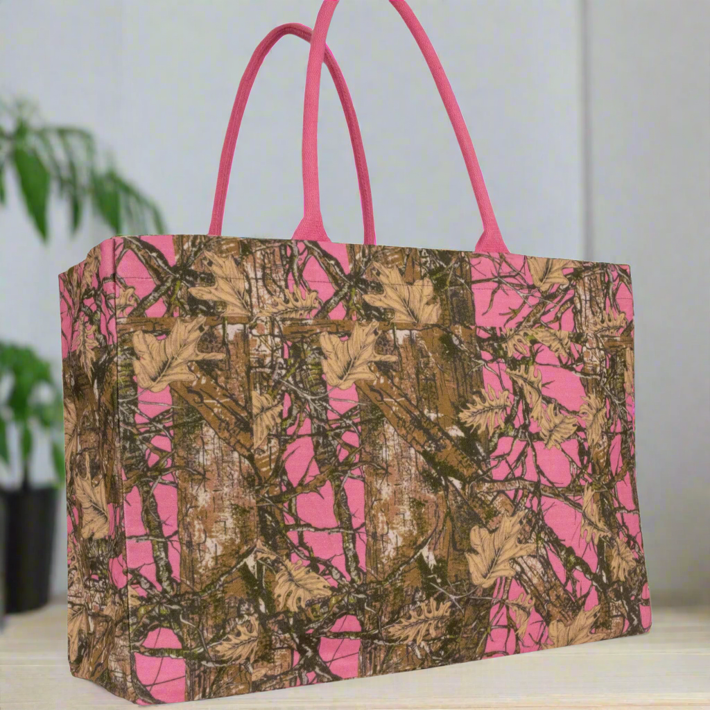 Simply Southern Pink Camouflage Seaside Tote
