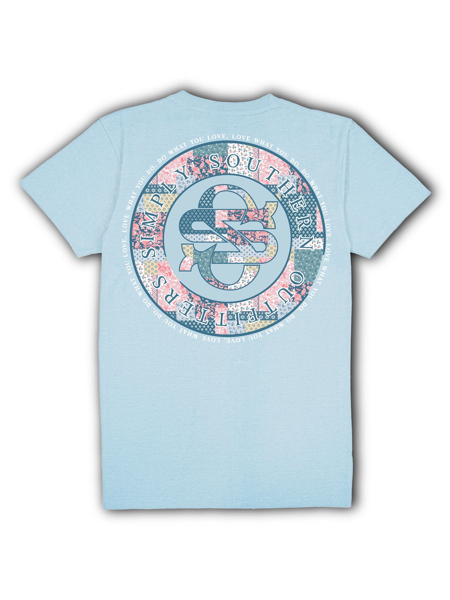 New 2025 Simply Southern Quilted Patchwork Logo T-Shirt