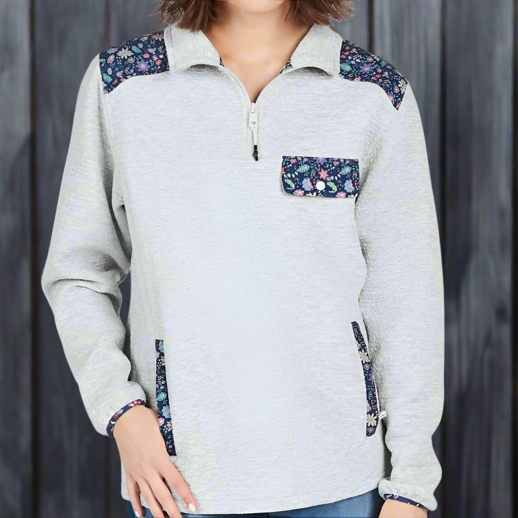 Simply Southern Aria Quarter Zip Pullover
