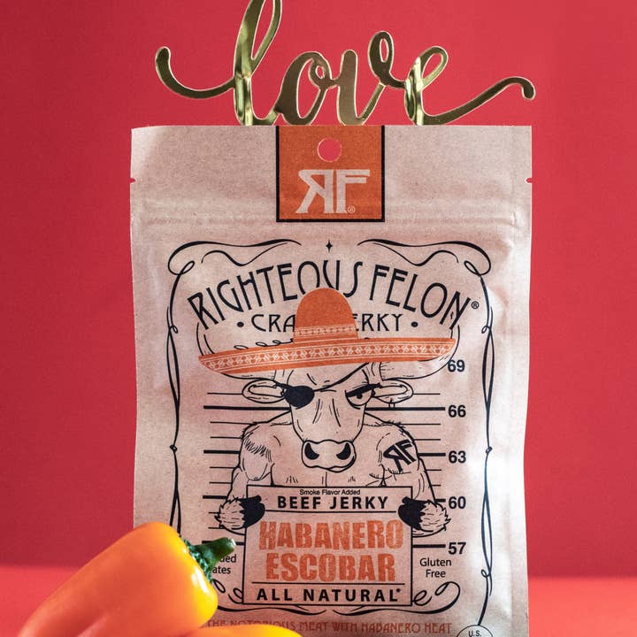 Righteous Felon Habanero Escobar Beef Jerky