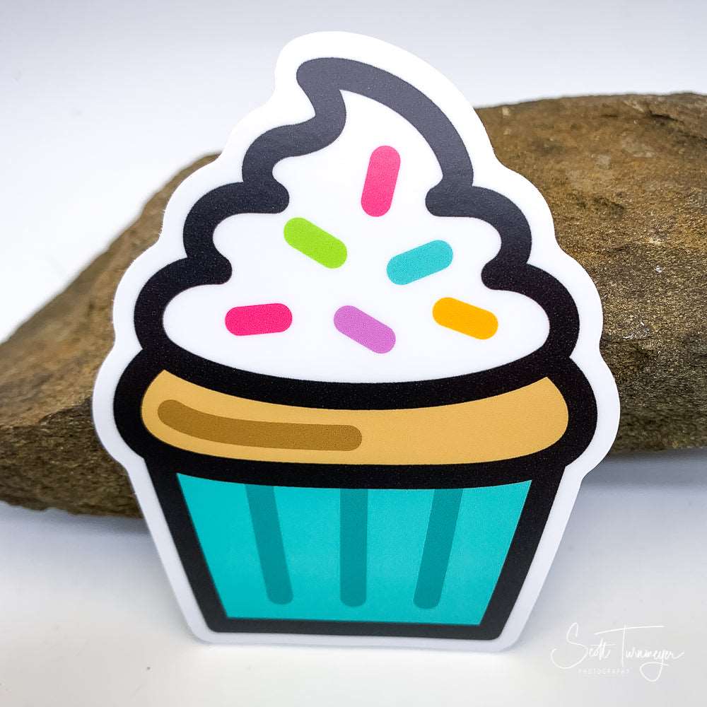 Cupcake Vinyl Sticker Decal