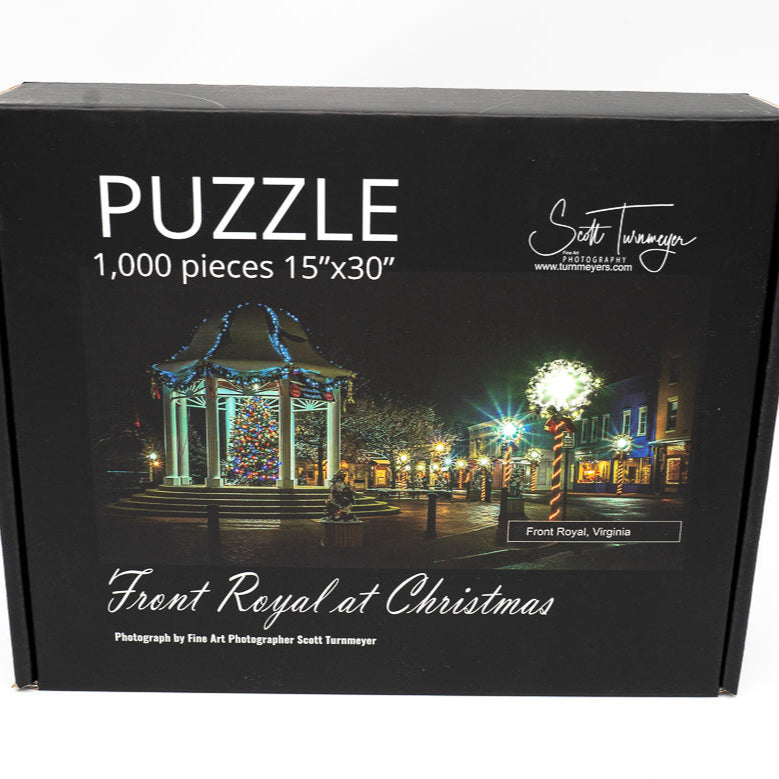 Front Royal at Christmas - 1000 Piece Jigsaw Puzzle by Scott Turnmeyer
