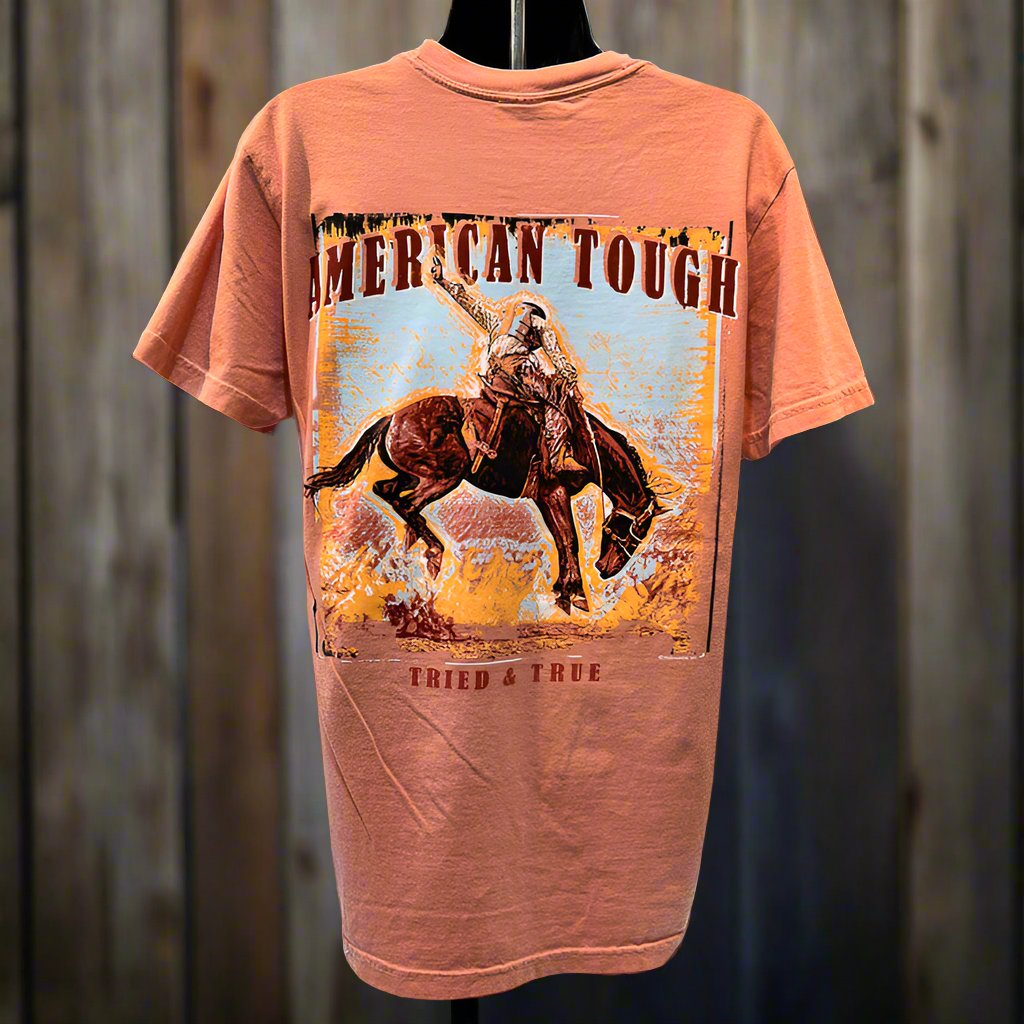 Tried & True American Tough Rodeo Bronco Short Sleeve T-Shirt