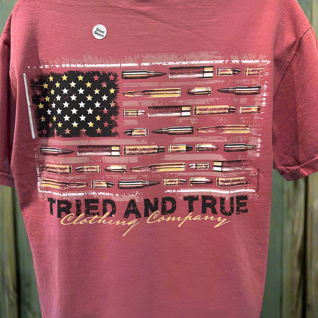 Tried & True American Made USA Flag Short Sleeve T-Shirt
