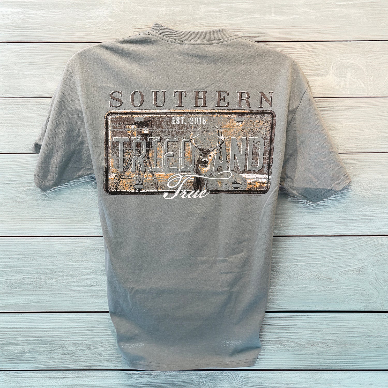 Tried & True Southern Deer Plate Short Sleeve T-Shirt