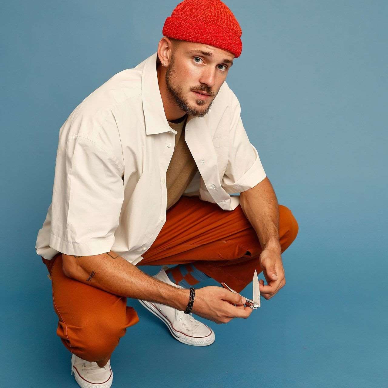 Deejo 37g Navajo Tribal Series Pocket Knife - Cultural Harmony in Z40C13 Stainless Steel