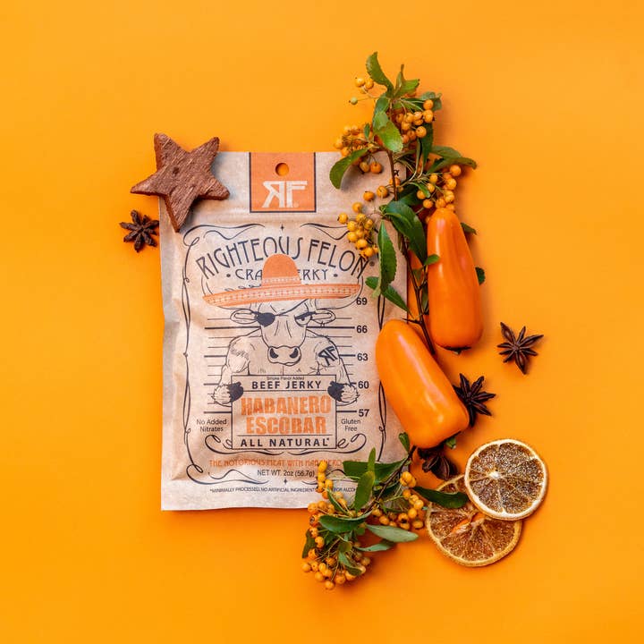 Righteous Felon Habanero Escobar Beef Jerky