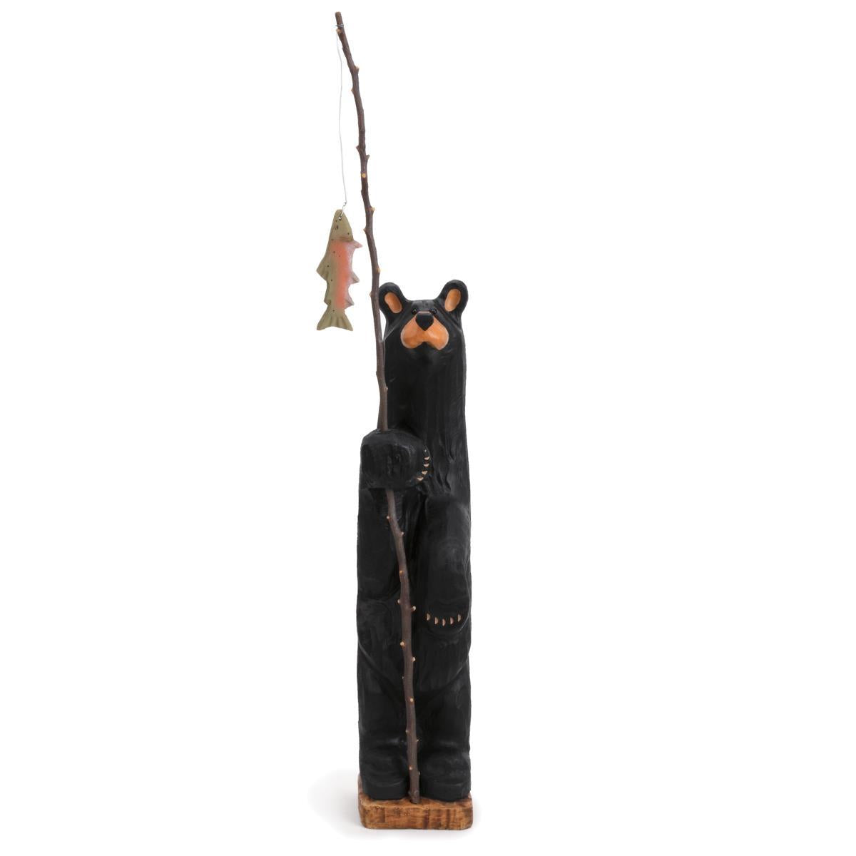 Bearfoots Fisher Bear Grand Figurine by Jeff Fleming