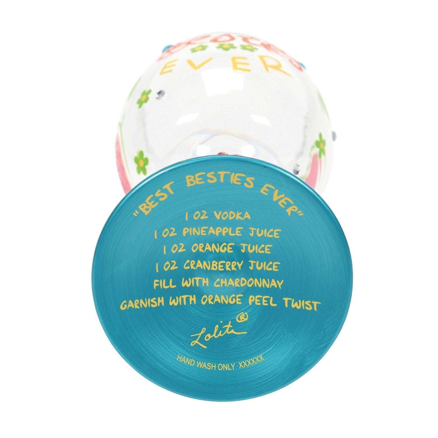 Best Besties Wine Glass