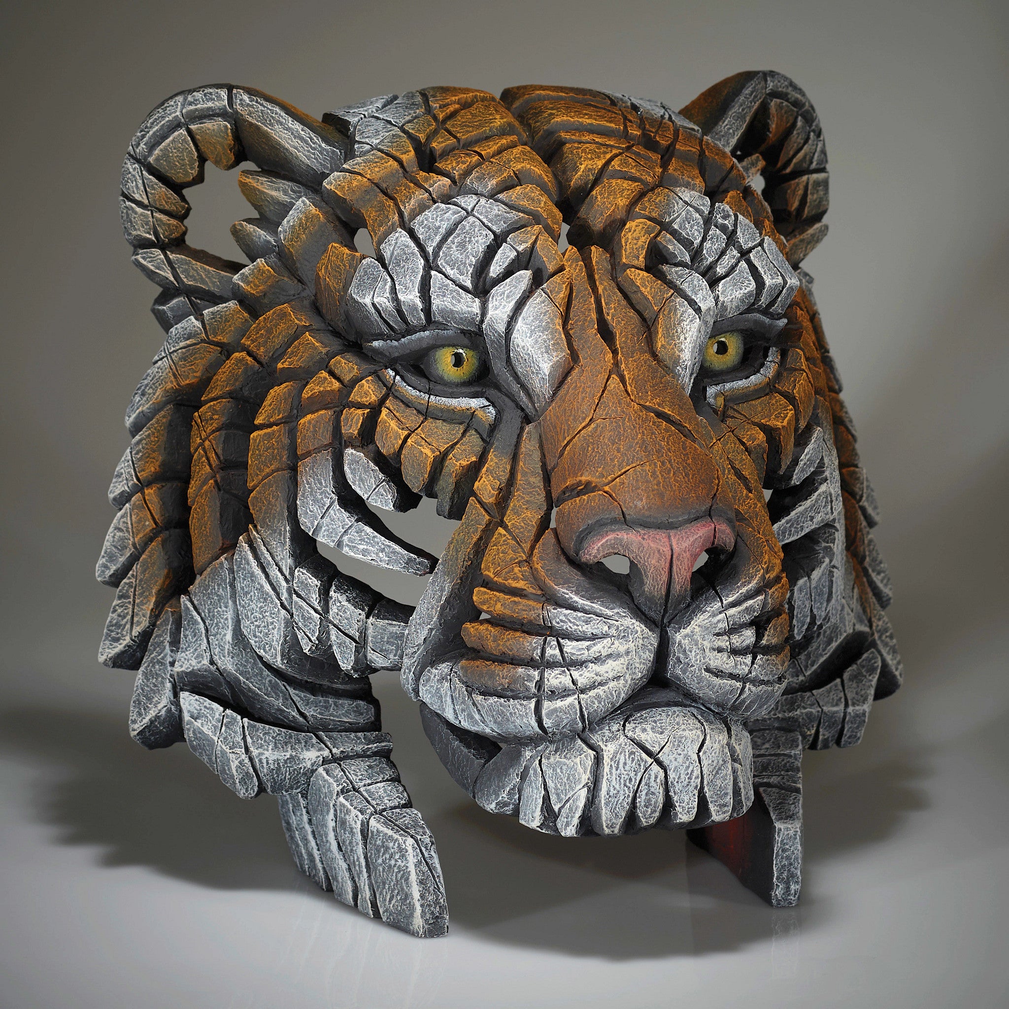 Edge Sculpture Tiger Bust Statue by Matt Buckley
