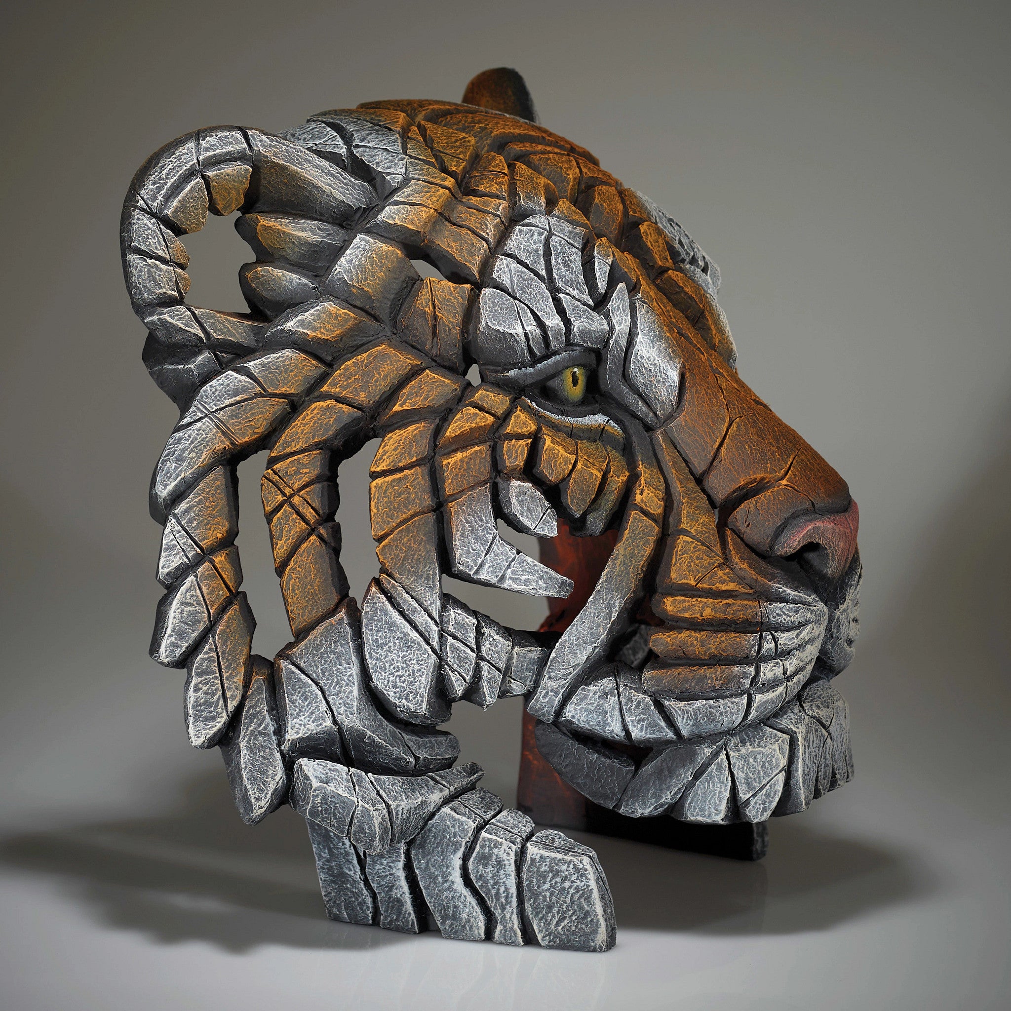 Edge Sculpture Tiger Bust Statue by Matt Buckley