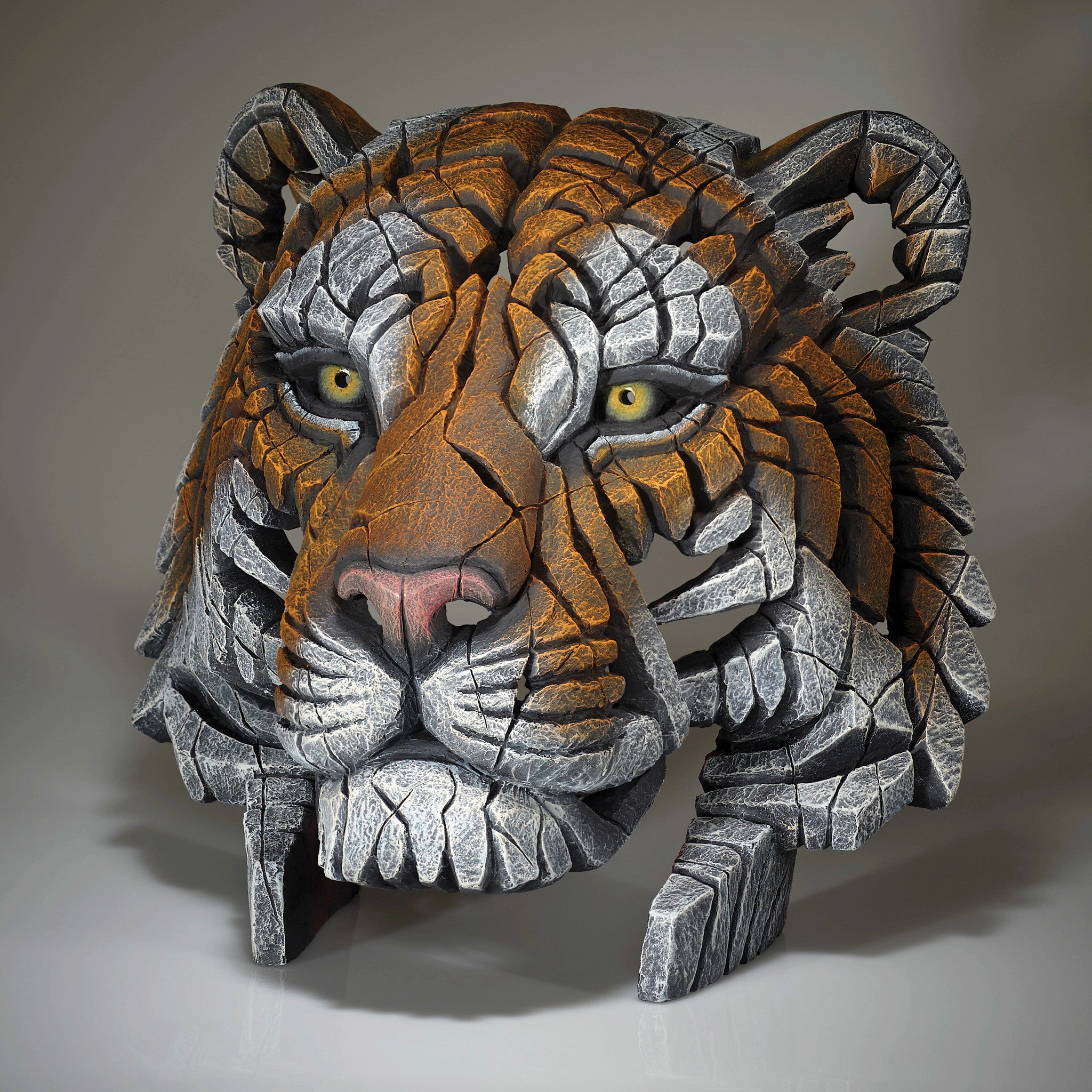 Edge Sculpture Tiger Bust Statue by Matt Buckley