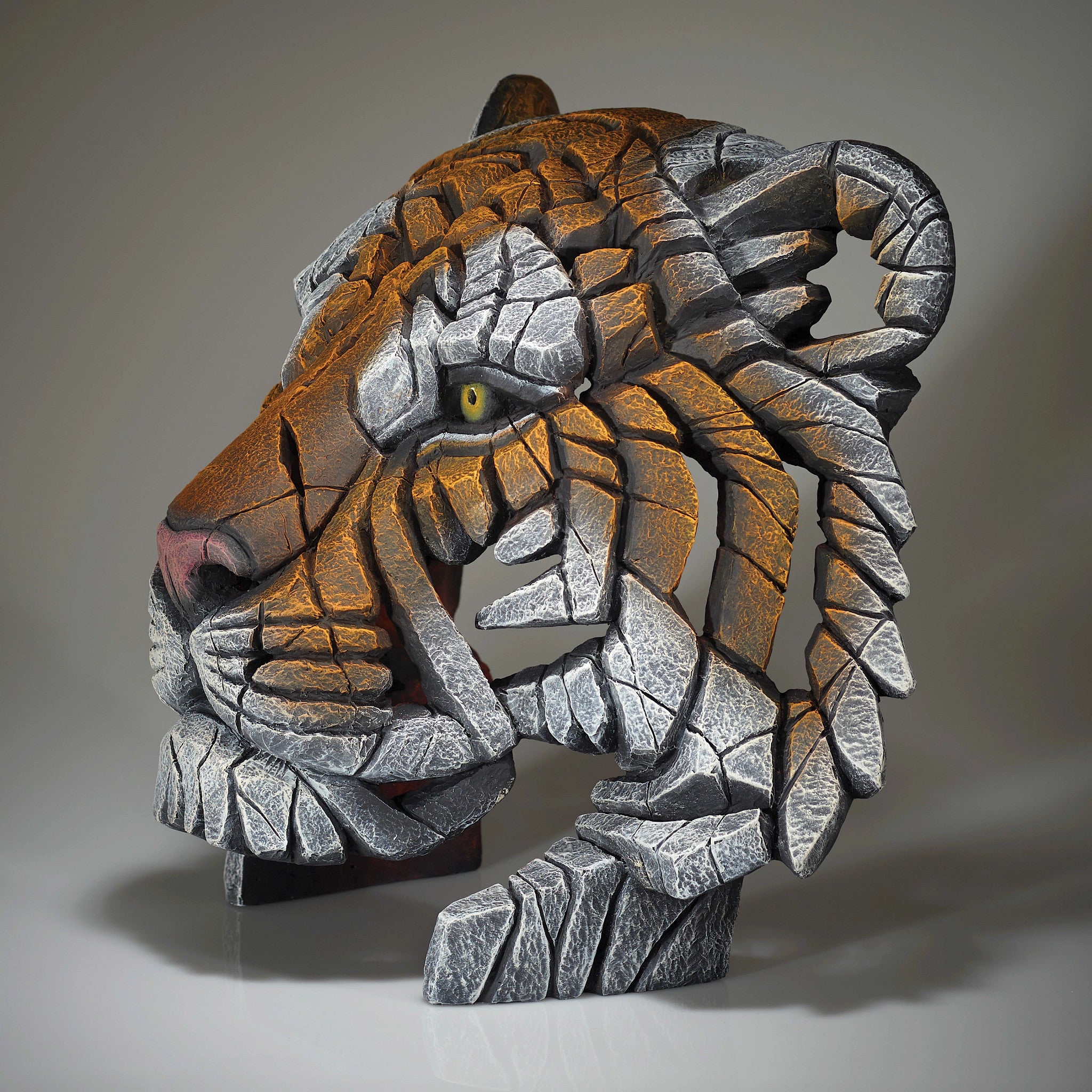 Edge Sculpture Tiger Bust Statue by Matt Buckley