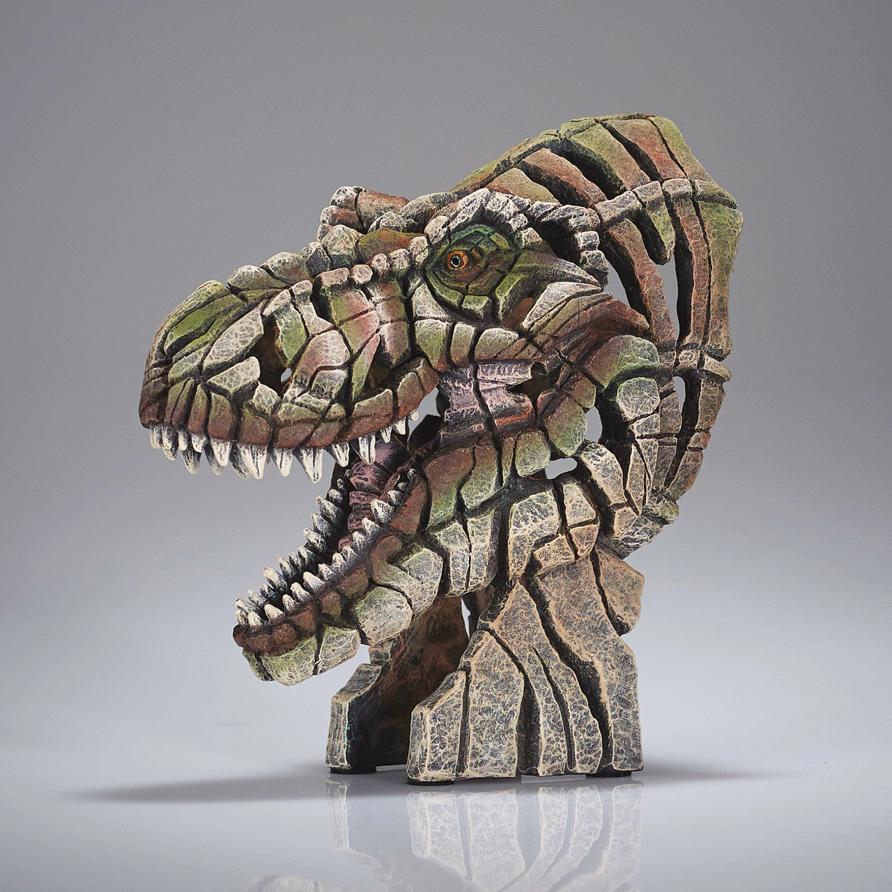 Edge Sculptures T-Rex Head Miniature Statue by Matt Buckley