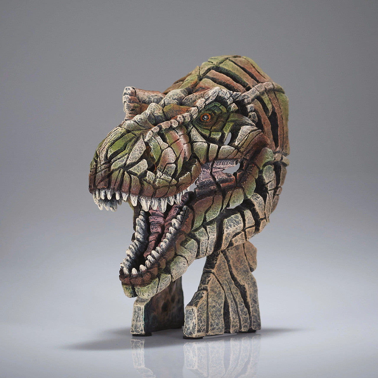 Edge Sculptures T-Rex Head Miniature Statue by Matt Buckley