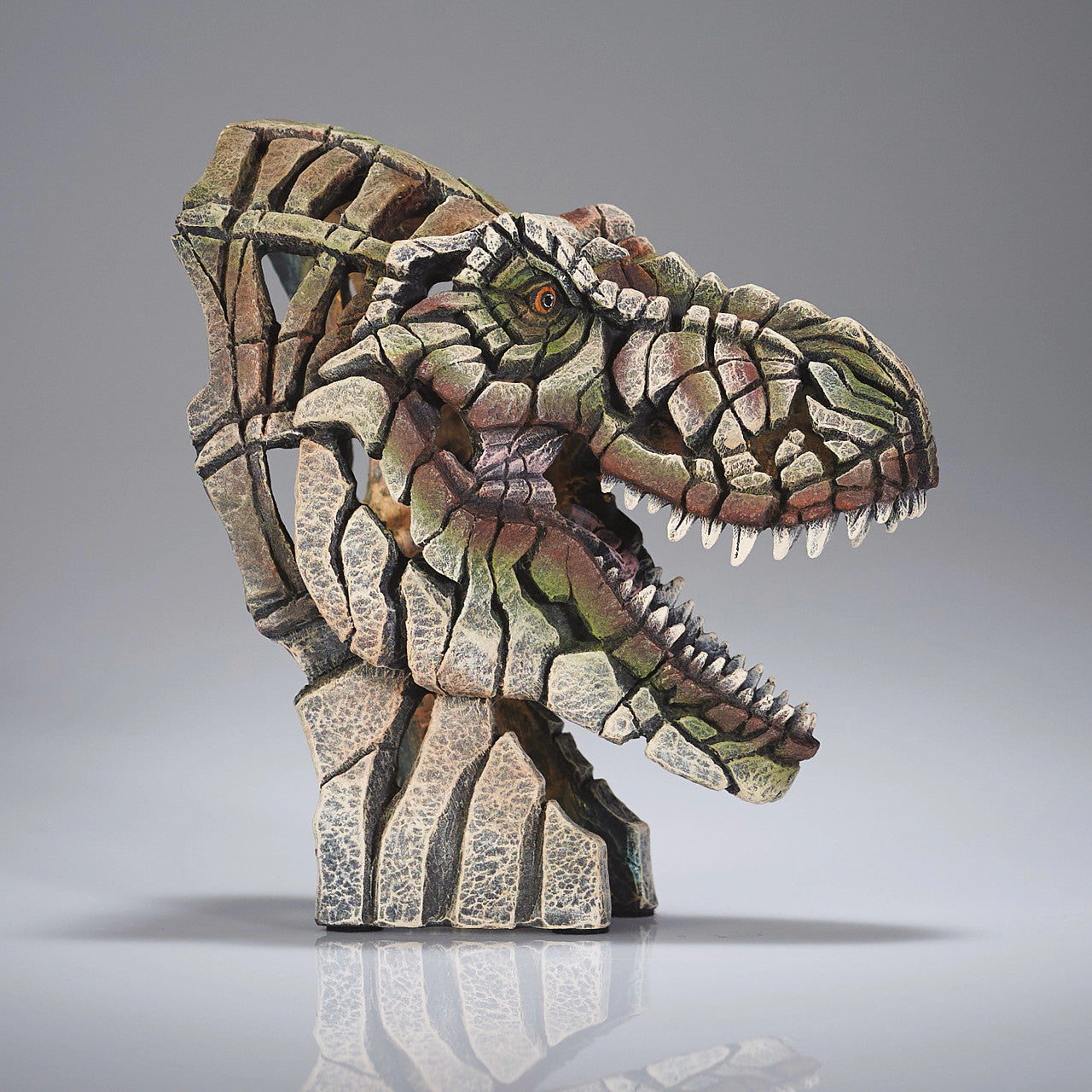 Edge Sculptures T-Rex Head Miniature Statue by Matt Buckley