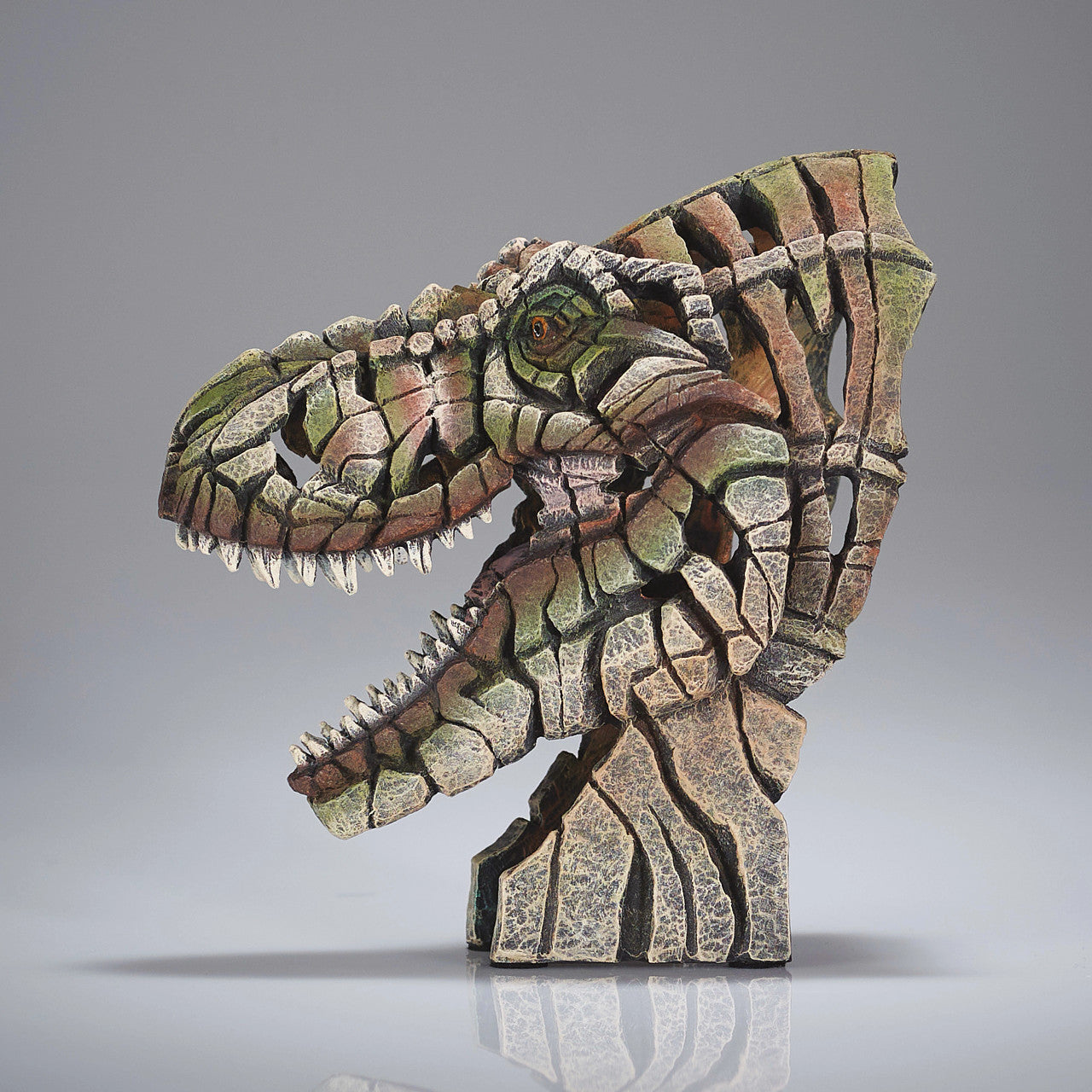 Edge Sculptures T-Rex Head Miniature Statue by Matt Buckley