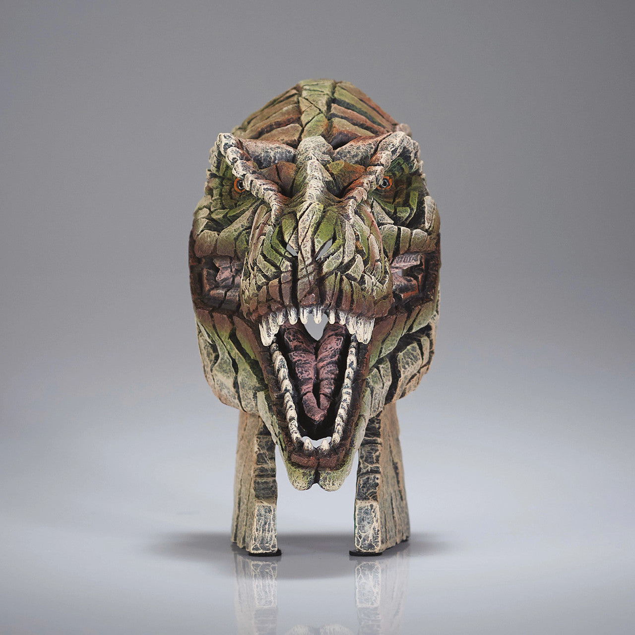 Edge Sculptures T-Rex Head Miniature Statue by Matt Buckley
