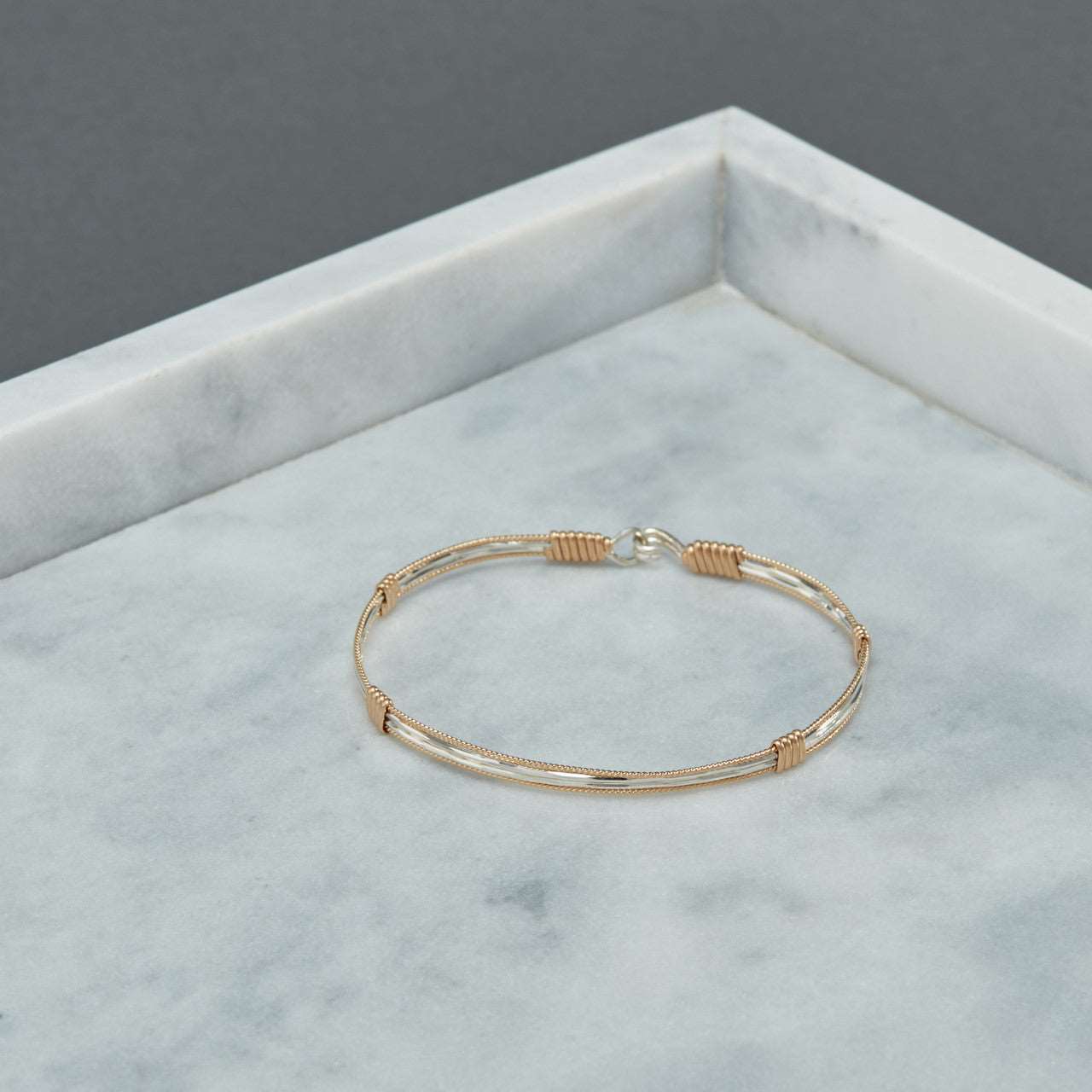 Be the Light 14K Gold and Silver Bracelet