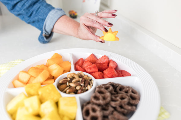 Nora Fleming Base Melamine Divided Dish Platter