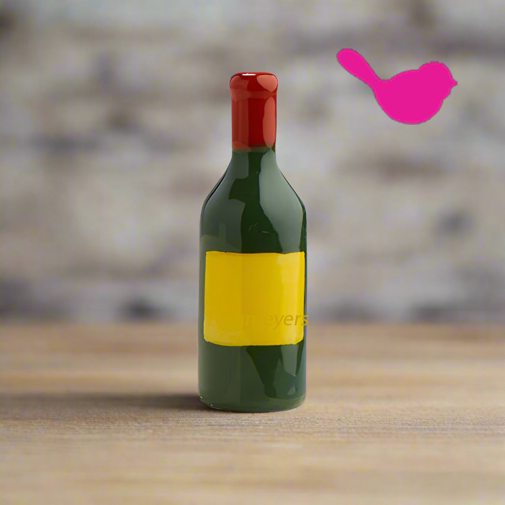 Nora Fleming Mini - From The Vine Wine Bottle