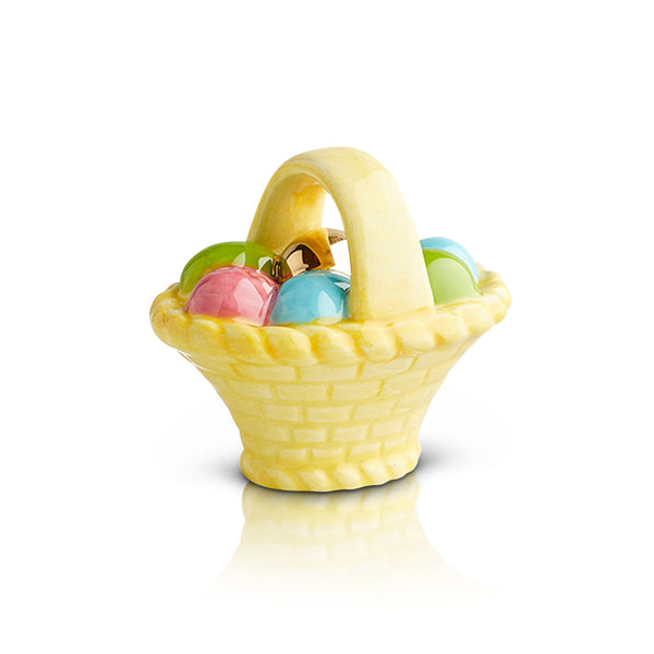 Nora Fleming Mini - A Tisket, A Tasket Easter Basket With Eggs