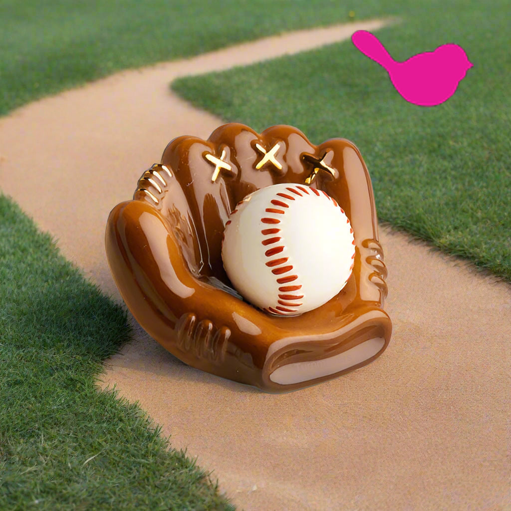 Nora Fleming Mini - Catch Some Fun Baseball in Glove