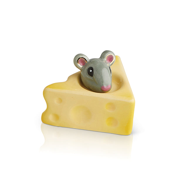 Nora Fleming Mini - Cheese, Please! Mouse and Cheese