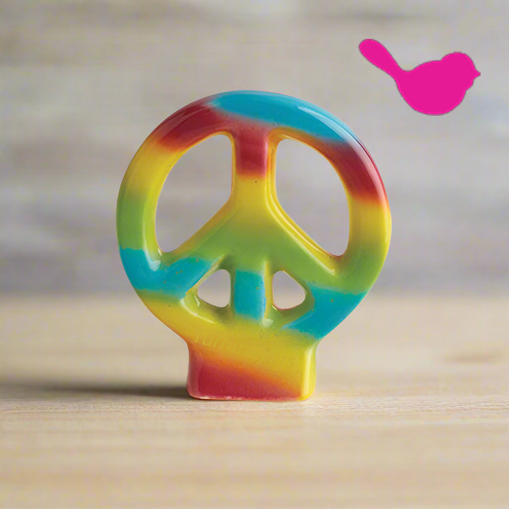 Nora Fleming Mini Peace Out! Peace Sign