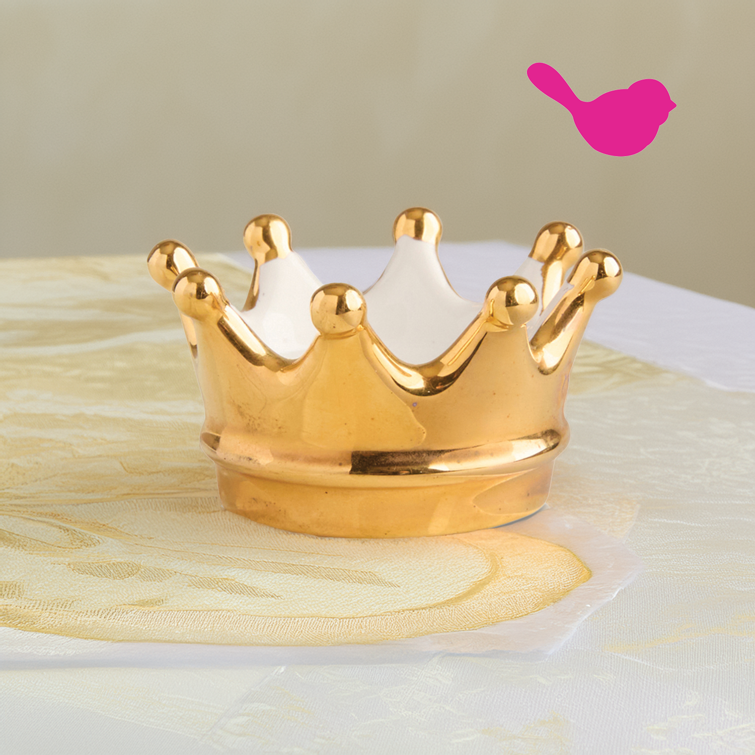 Nora Fleming Mini - Enchanted Gold Crown