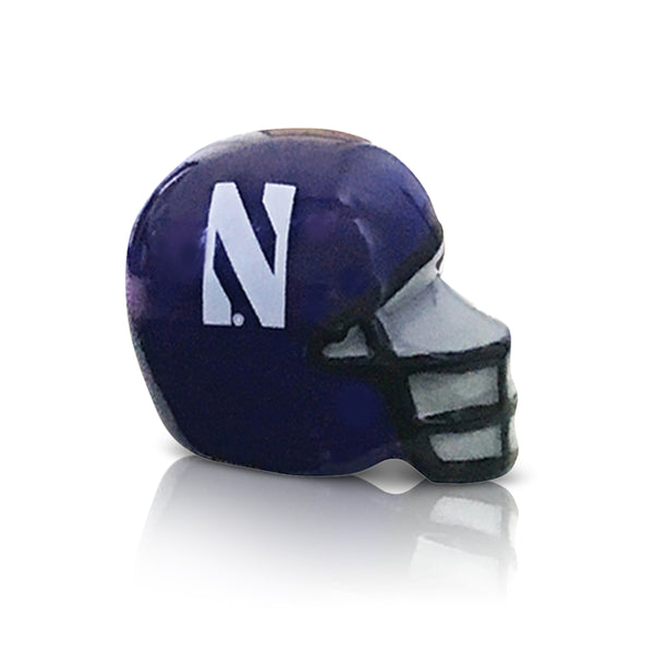 Nora Fleming Mini Northwestern Helmet