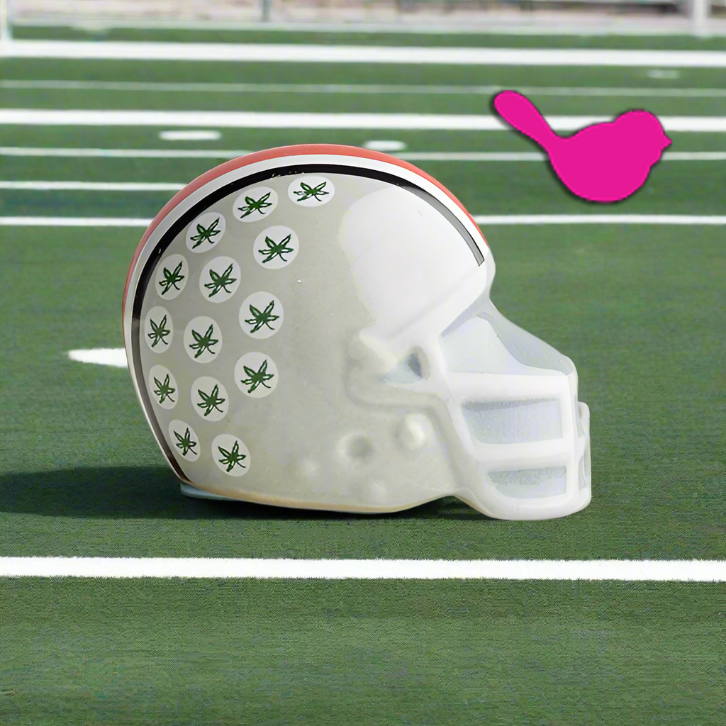 Nora Fleming Mini Ohio State Helmet