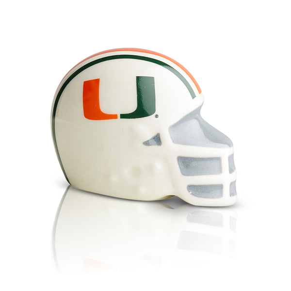 Nora Fleming Mini University of Miami Helmet