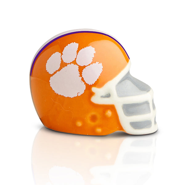 Nora Fleming Mini Clemson Helmet