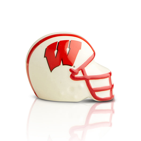 Nora Fleming Mini University of Wisconsin Helmet