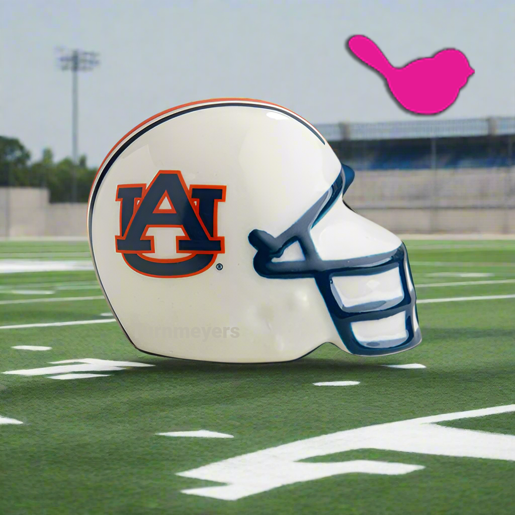 Nora Fleming Mini Auburn University Helmet