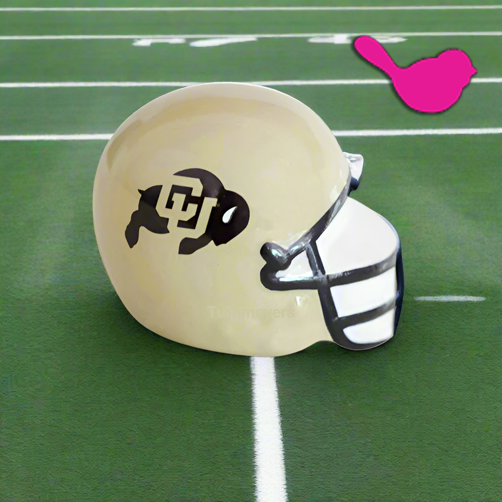 Nora Fleming Mini University of Colorado Helmet