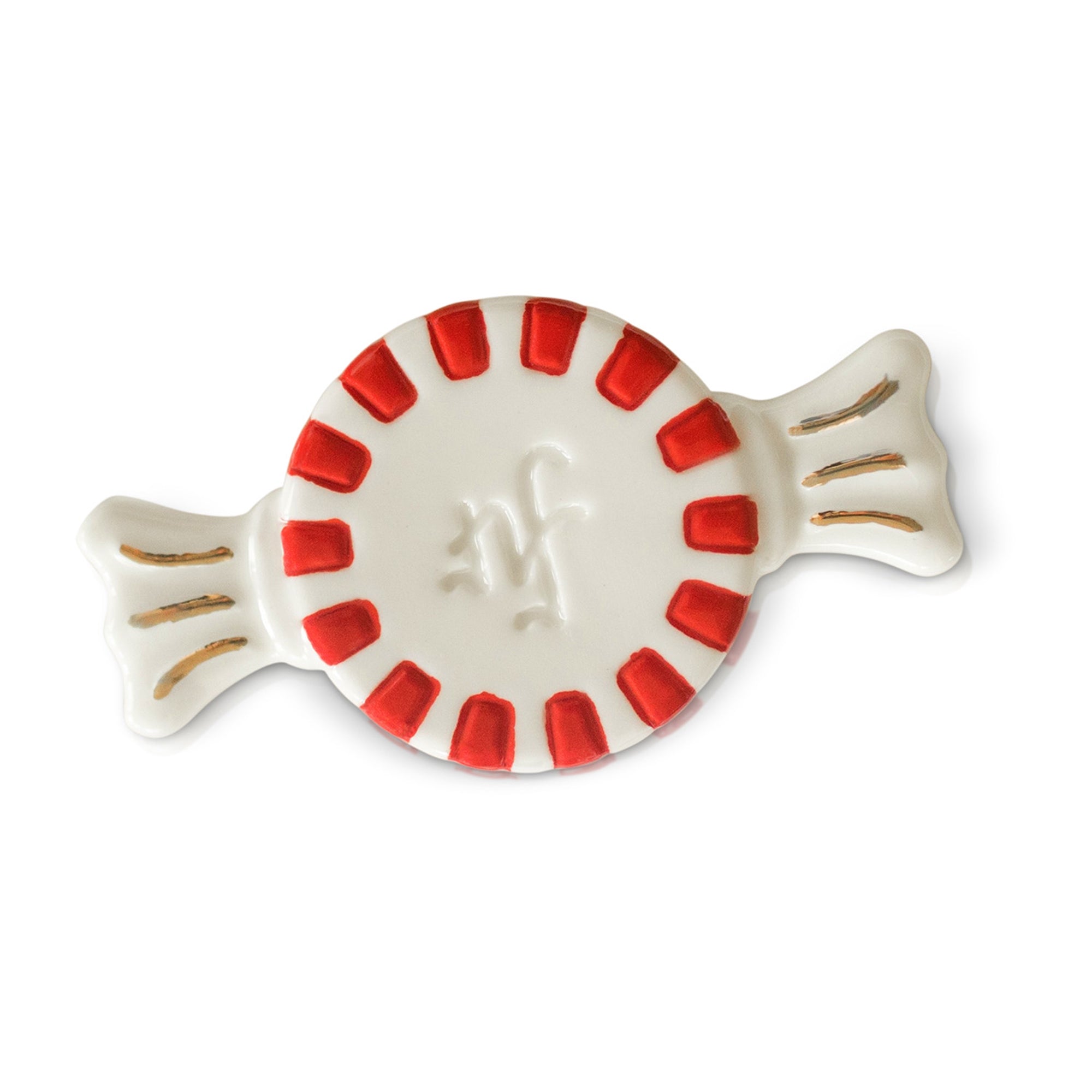 Nora Fleming Mini Peppermint Dreams Ceramic Peppermint Candy