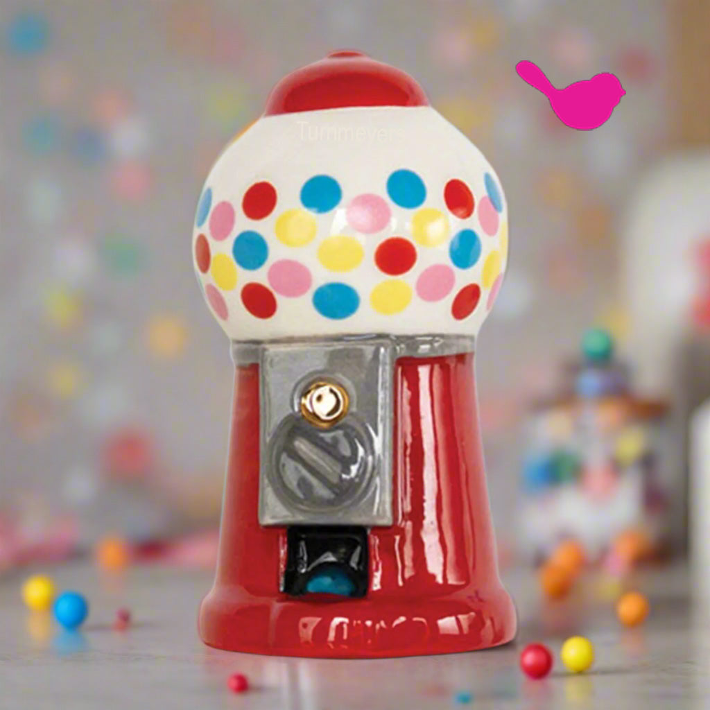 Nora Fleming Gumball Machine Mini "Chews Wisely"