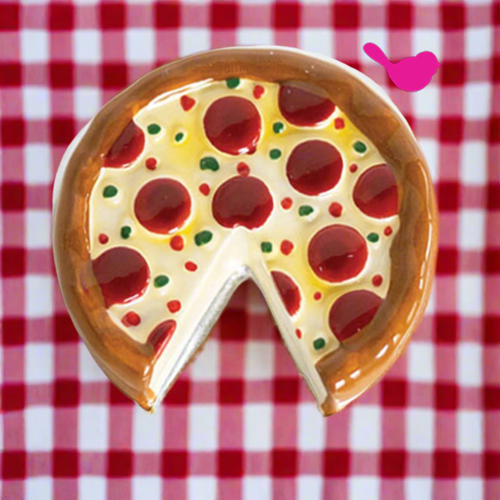 Nora Fleming Pizza Slice, Slice, Baby! Ceramic Mini