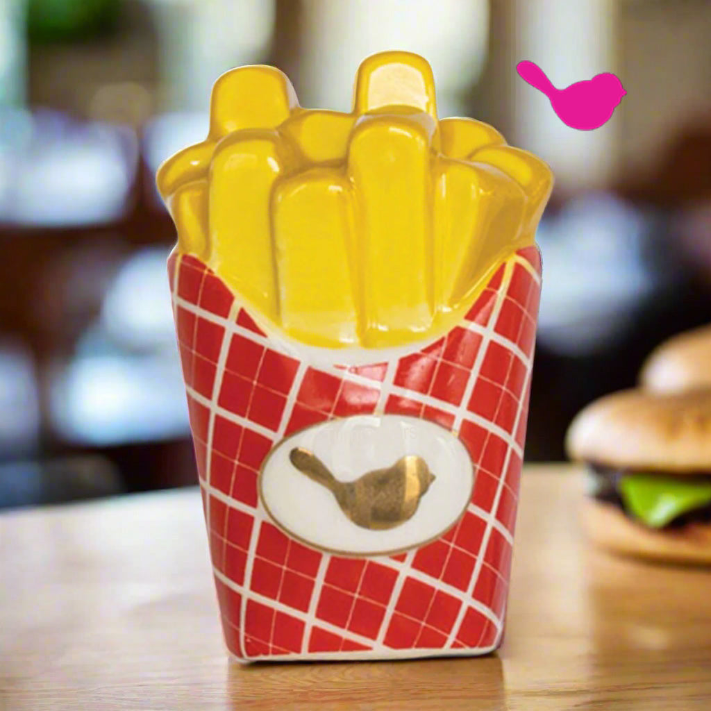 Nora Fleming French Fries Happy Fry Day Ceramic Mini