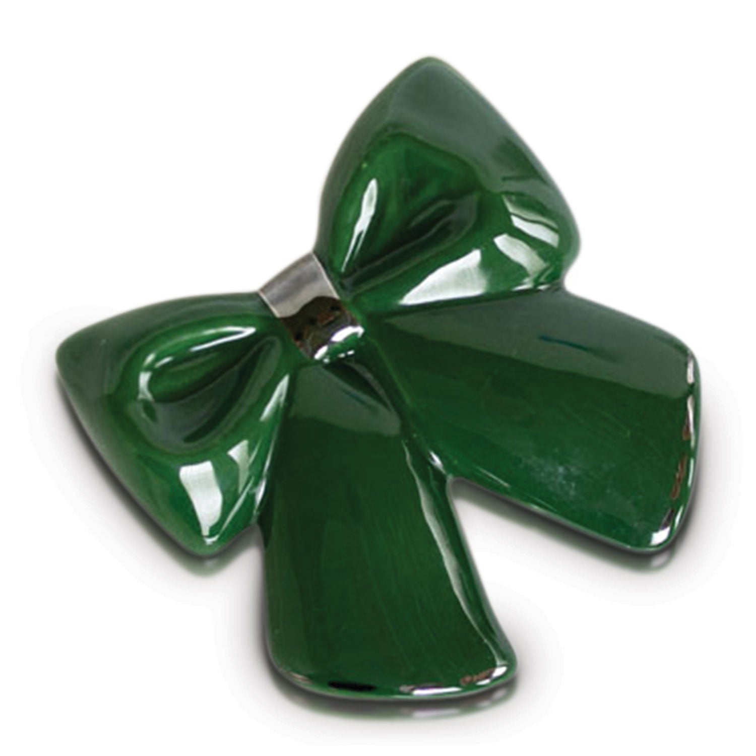 Nora Fleming Green Bow Mini Wrap It Up Gree